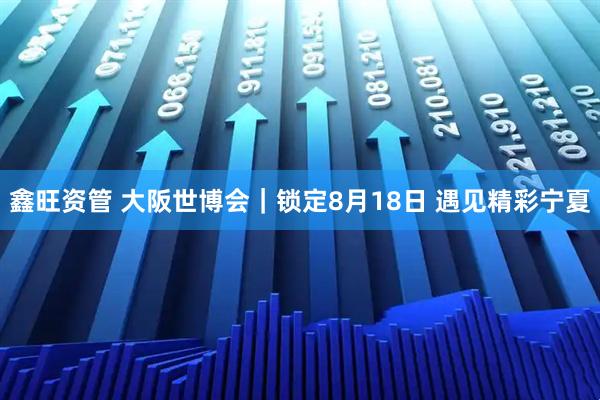 鑫旺资管 大阪世博会｜锁定8月18日 遇见精彩宁夏