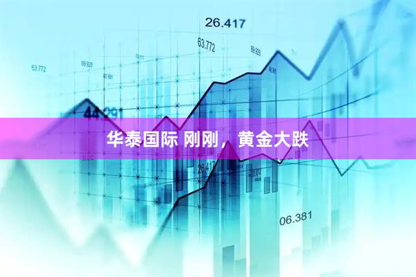 华泰国际 刚刚，黄金大跌